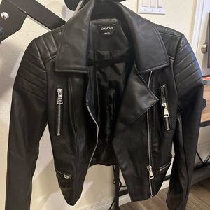 Bebe vegan leather jacket